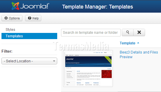 Melihat posisi modul (module positions) di template Joomla