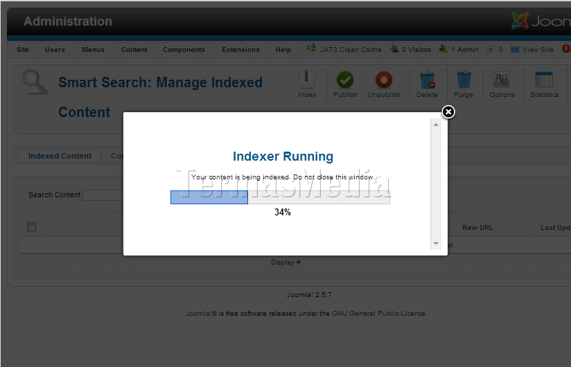 Mengaktifkan Smart Search di Joomla