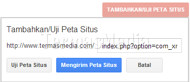 Membuat peta situs (sitemap) situs Joomla dengan Xmap