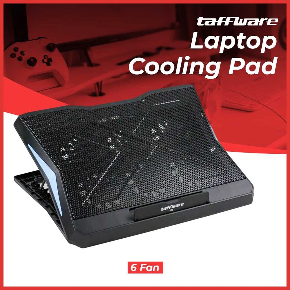 Taffware Q3 laptop cooling pad 6 fan