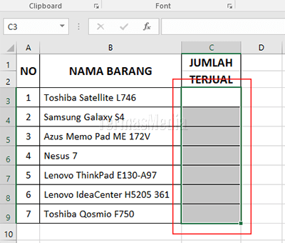 Cara validasi data di Microsoft Excel