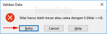 Cara validasi data di Microsoft Excel