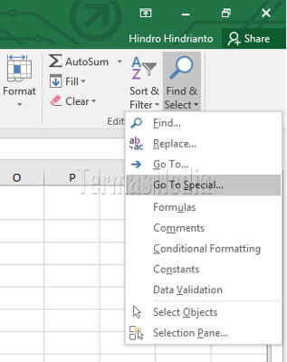 Cara cepat dan mudah menghapus beberapa baris dan kolom kosong di Excel