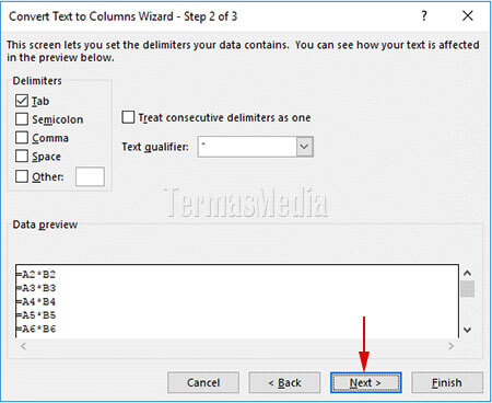 Mengekstrak formula di microsoft excel dan menampilkannya sebagai teks