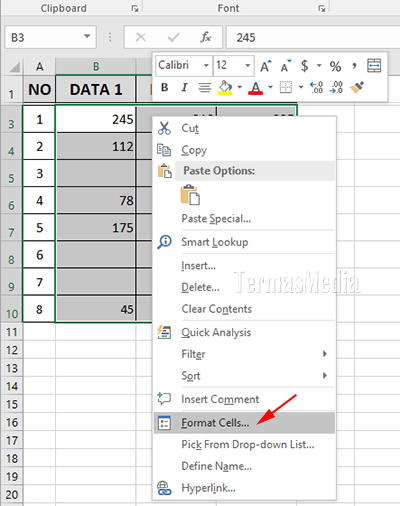 Menyembunyikan nilai 0 (Zero) di Microsoft Excel