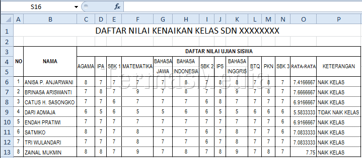 Menggunakan fungsi if di excel