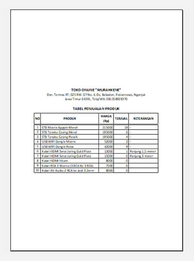 Meletakkan worksheet Excel tengah halaman horizontal vertikal