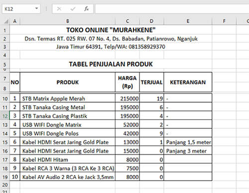 Meletakkan worksheet Excel tengah halaman horizontal vertikal