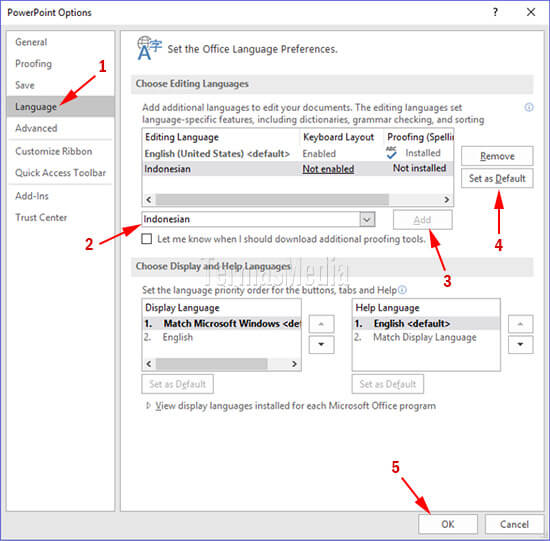 Menambahkan tanggal dan waktu, nomor slide serta teks di presentasi PowerPoint