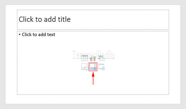 Cara memperoleh dan menyisipkan langsung gambar online di Microsoft PowerPoint