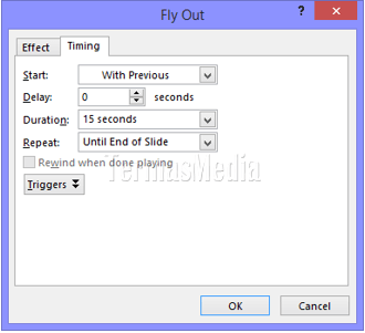 Membuat teks berjalan (running text) di Microsoft PowerPoint
