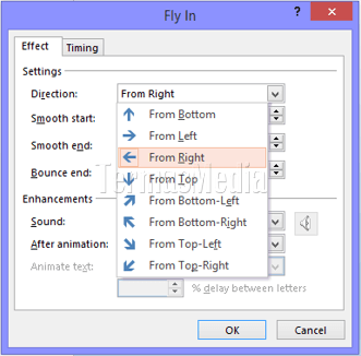 Membuat teks berjalan (running text) di Microsoft PowerPoint