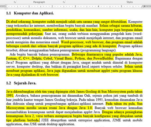 Cara mudah menyalin banyak seleksi teks ke dokumen Microsoft Word