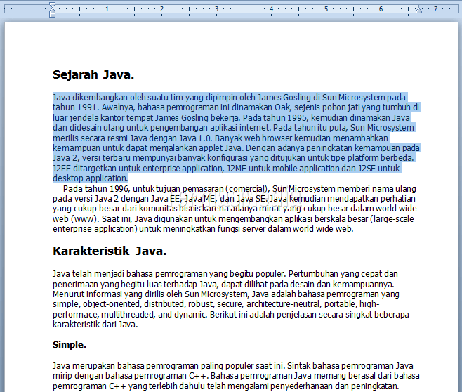 Membuat paragraf lebih menonjol dengan drop cap