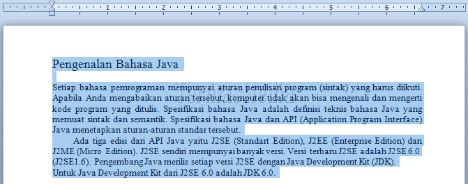 Menyembunyikan dan menampilkan kembali teks di Word