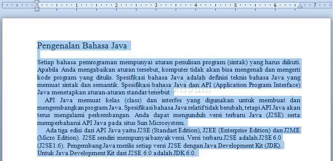 Menyembunyikan dan menampilkan kembali teks di Word