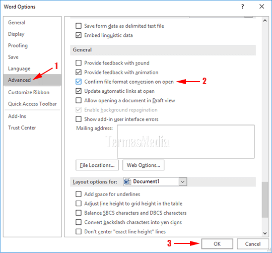 membuka kode sumber html di Microsoft Word