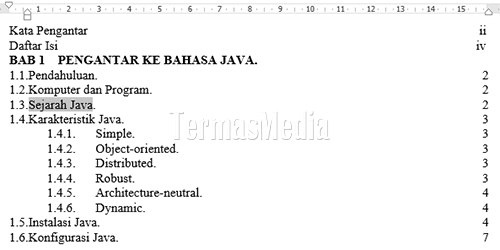 Membuat hyperlink ke bagian tertentu dari dokumen yang sama di word