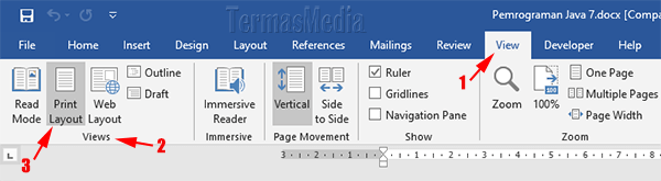 Cara melihat beberapa halaman dokumen sekaligus di Microsoft Word
