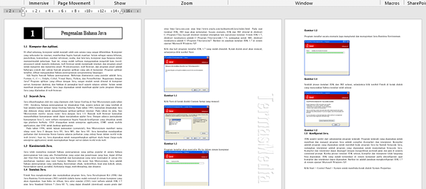 Cara melihat beberapa halaman dokumen sekaligus di Microsoft Word