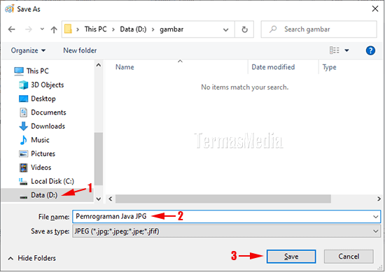 Cara mengubah atau mengkonversi dokumen Microsoft Word ke JPG