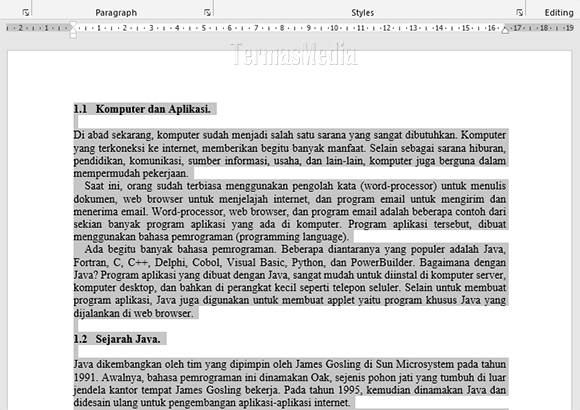 Cara mengubah atau mengkonversi dokumen Microsoft Word ke JPG