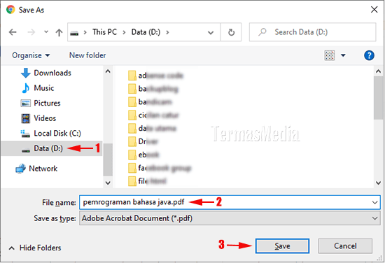 Cara mengubah atau mengkonversi dokumen Microsoft Word ke PDF