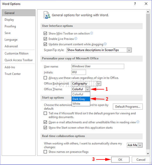 Mengubah gambar latar dan tema title bar Microsoft Office