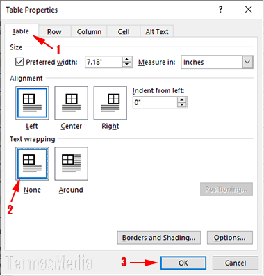 Menggunakan orientasi halaman berbeda portrait landscape di Microsoft Word