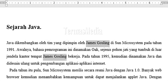 Menyembunyikan teks di dokumen Microsoft Word
