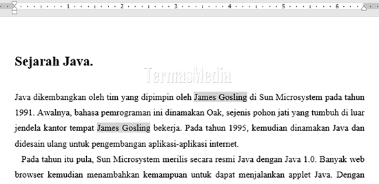Menyembunyikan teks di dokumen Microsoft Word