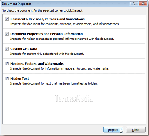 Menyembunyikan teks di dokumen Microsoft Word