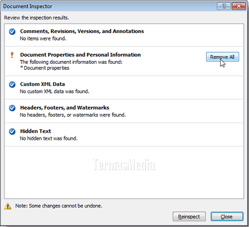 Menyembunyikan teks di dokumen Microsoft Word
