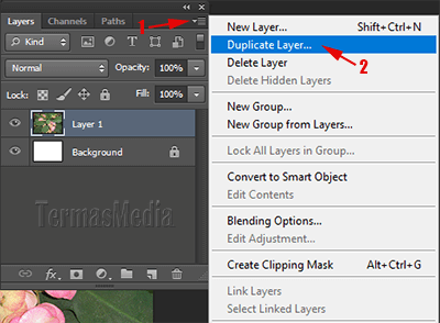 Cara menduplikasi layer di Adobe Photoshop