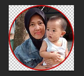 Memotong gambar menjadi bentuk lingkaran di Adobe Photoshop