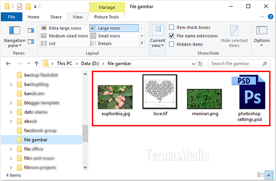 Menjadikan Adobe Photoshop editor default untuk file gambar (JPG, PNG, GIF, TIFF, PSD)