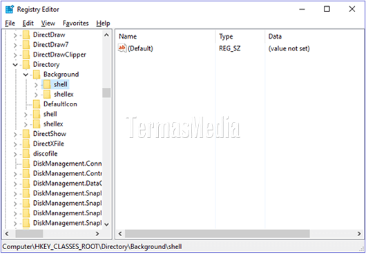 Menambahkan aplikasi ke menu pintas klik kanan desktop Windows
