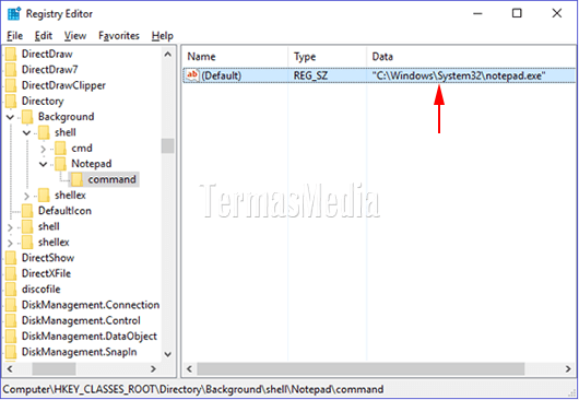 Menambahkan aplikasi ke menu pintas klik kanan desktop Windows