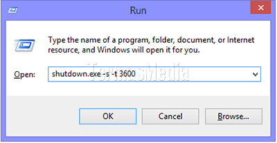 Mematikan komputer secara otomatis dan cara membatalkannya