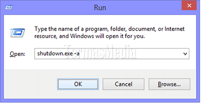Mematikan komputer secara otomatis dan cara membatalkannya