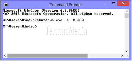 Mematikan komputer secara otomatis dan cara membatalkannya