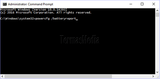 Menampilkan laporan rinci baterai laptop di Windows 10