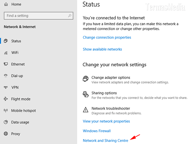Cara menemukan atau melihat MAC address di Windows 10