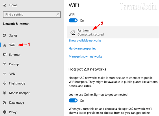 Cara menemukan atau melihat MAC address di Windows 10