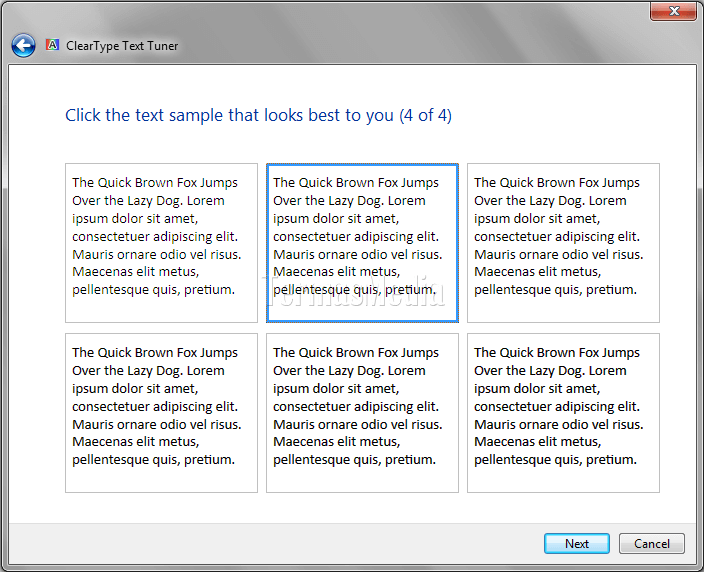 Membuat teks mudah mudah dibaca dengan fitur ClearType