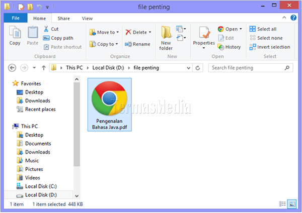 Mengganti aplikasi default untuk tipe file tertentu di Windows