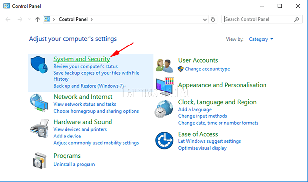 Menonaktifkan User Account Control (UAC) di Windows