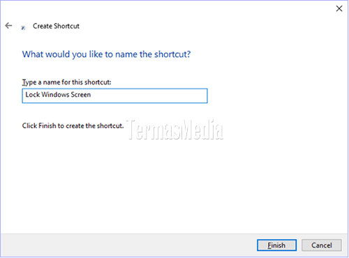 Mengunci layar komputer di Microsoft Windows 10