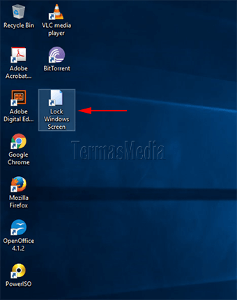 Mengunci layar komputer di Microsoft Windows 10