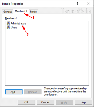 Mengetahui memeriksa melihat jika akun pengguna adalah Administrator di Windows 10